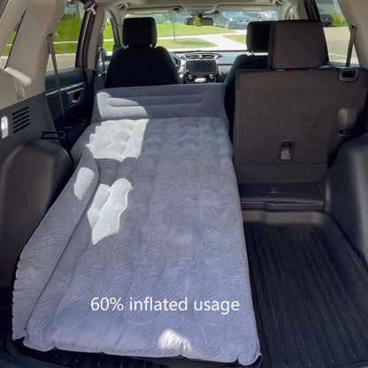 Umbrauto SUV air mattress 1.0 gray laid flat in the SUV interior for car camping on Tampa Home & Garden Store