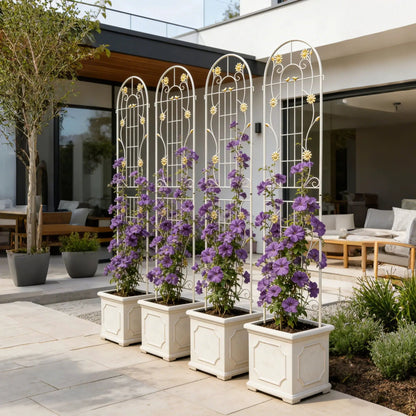 Metal Garden Trellis for Climbing Plants Outdoor
