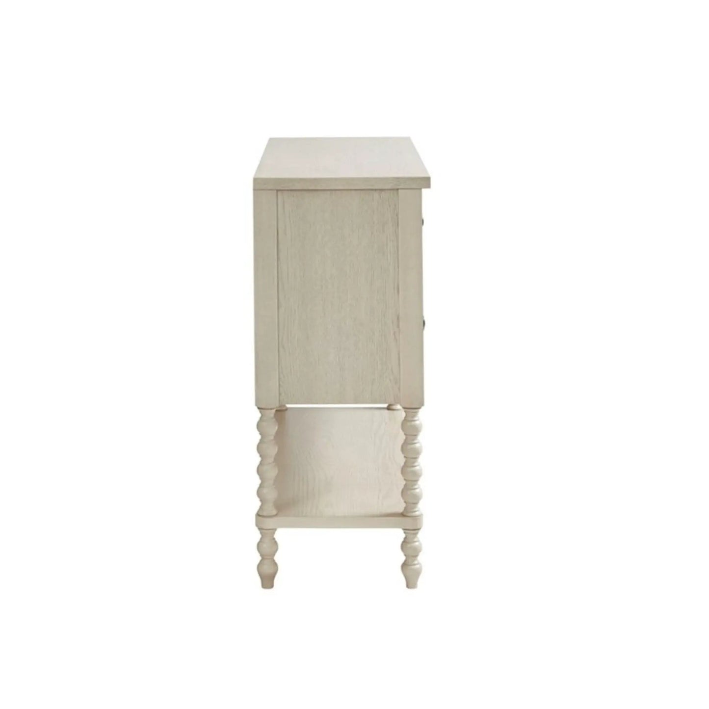 Signature Beckett 2-Drawer Accent Chest in light wood with turned legs on Tampa Home & Garden Store