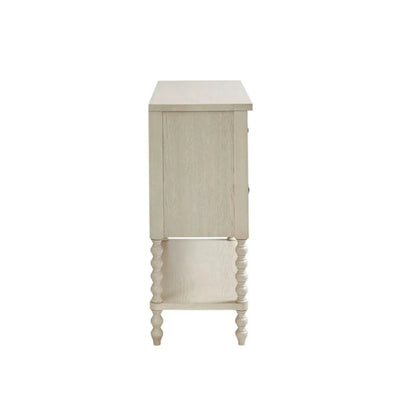 Signature Beckett 2-Drawer Accent Chest in light wood with turned legs on Tampa Home & Garden Store