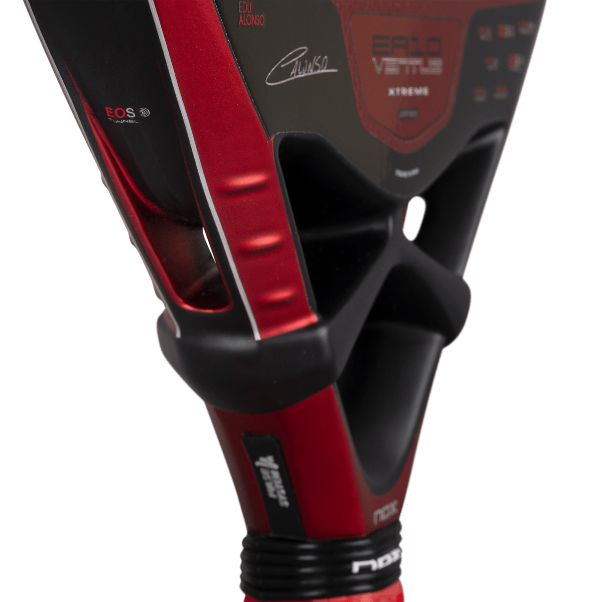 NOX EA10 Ventus Hybrid 12K Xtreme padel racket red/black by Racket Central on Tampa Home & Garden Store
