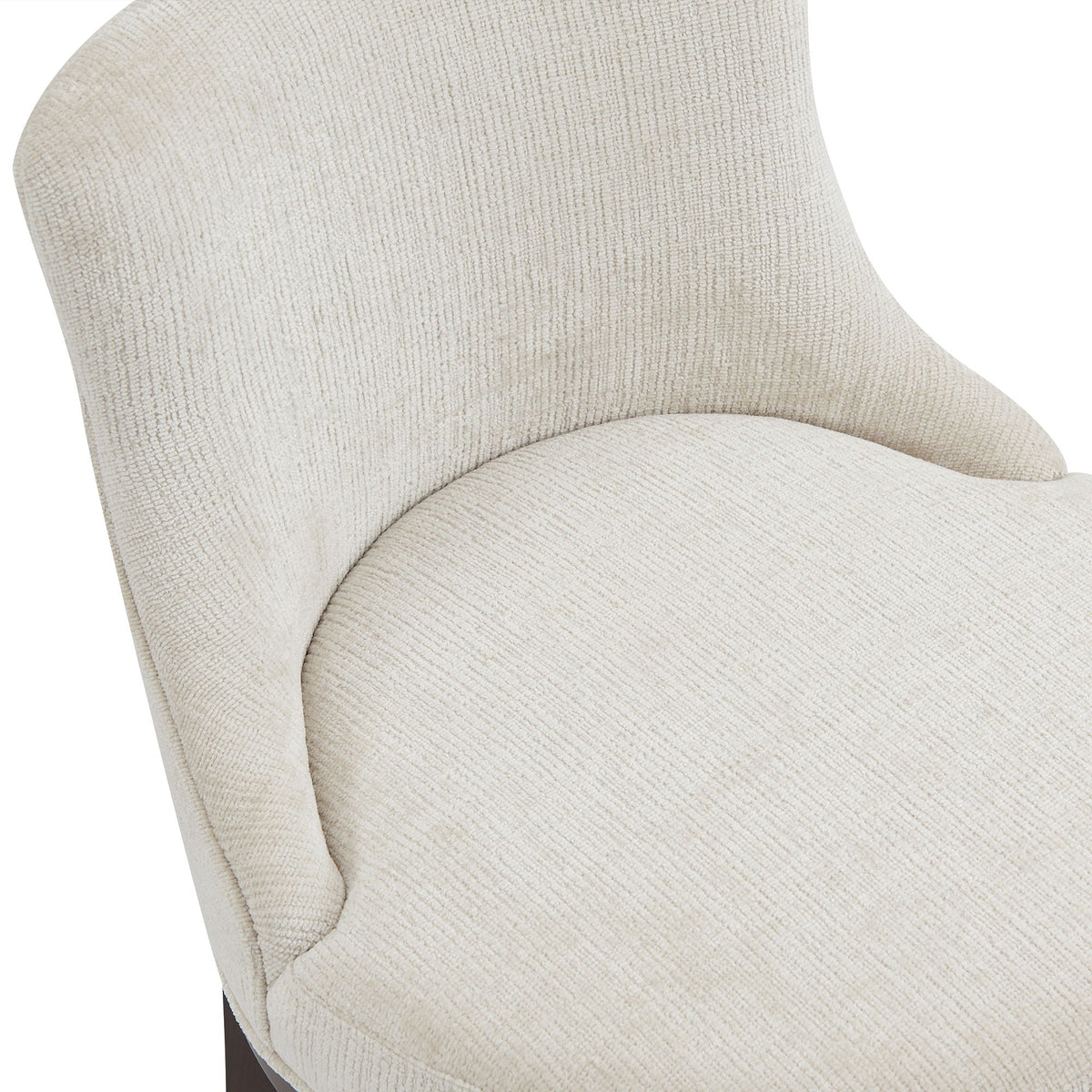 Bar Height Barstool backrest beige textured fabric upholstery by HouseOfZazla on Tampa Home & Garden Store