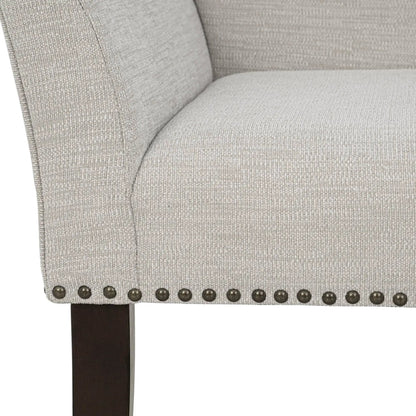 Welburn Upholstered Bench With Padded Back