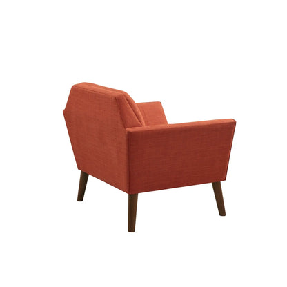 Lounge Chair With Button Tufting Mid Century