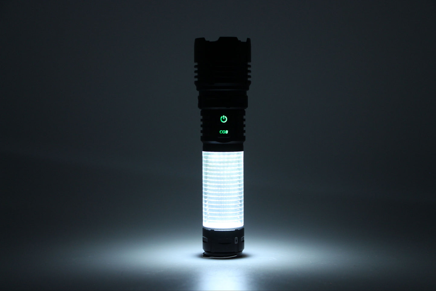 Powerlite 3 in 1 rechargeable flashlight torch, COB LED, black on Tampa Home & Garden Store
