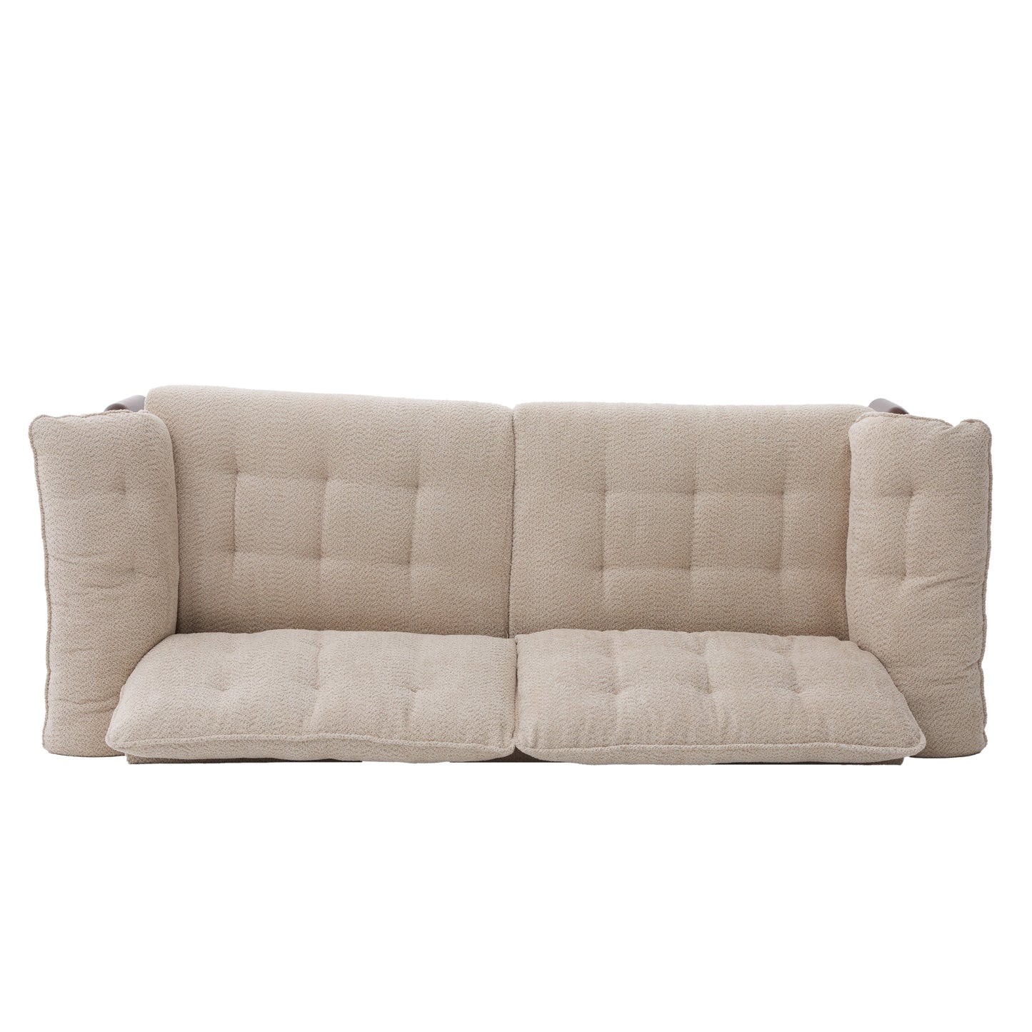 Modern Boucle Three Seater Upholstered Sofa
