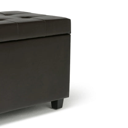 Cosmopolitan Upholstered Storage Ottoman Bench