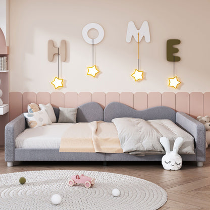 Modern Sherpa Daybed and Cloud Shaped Backrest