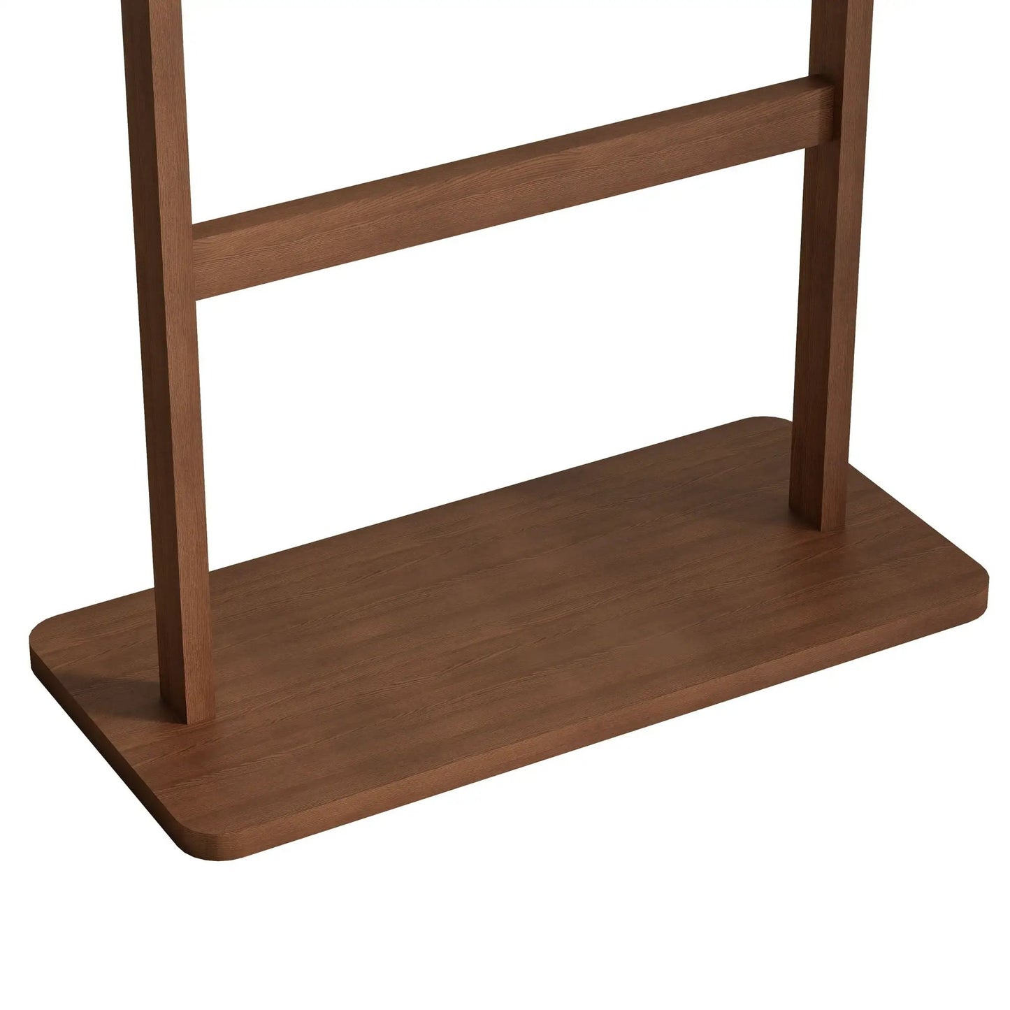 Solid Rubber Wood Hat Rack for Entryways