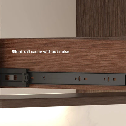 Wall Mounted Vanity With Soft Close Drawers Sink