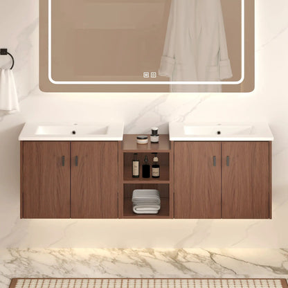 Soft Close Doors Vanity and Storage Shelves