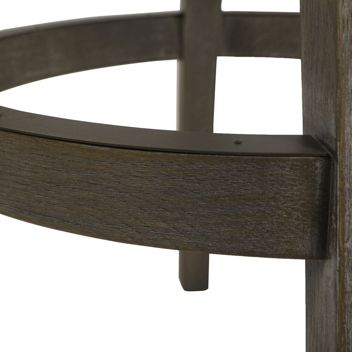 Williams Swivel Bar Stool with Armrests, solid hardwood frame in dark brown HouseOfZazla on Tampa Home & Garden Store