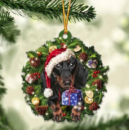 Car Pendant Sleeping Dog Angel Decor Hanging