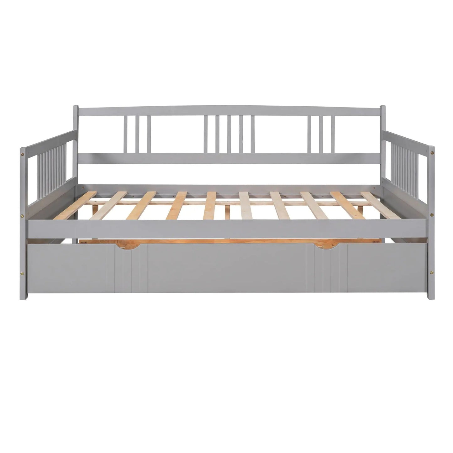 Grey daybed storage bed with slatted base and under-bed drawers by Unique Piece Furniture on Tampa Home & Garden Store
