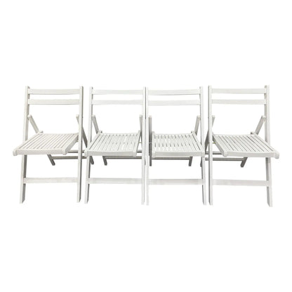 Solid Wood Foldable Event Chair Set of 4