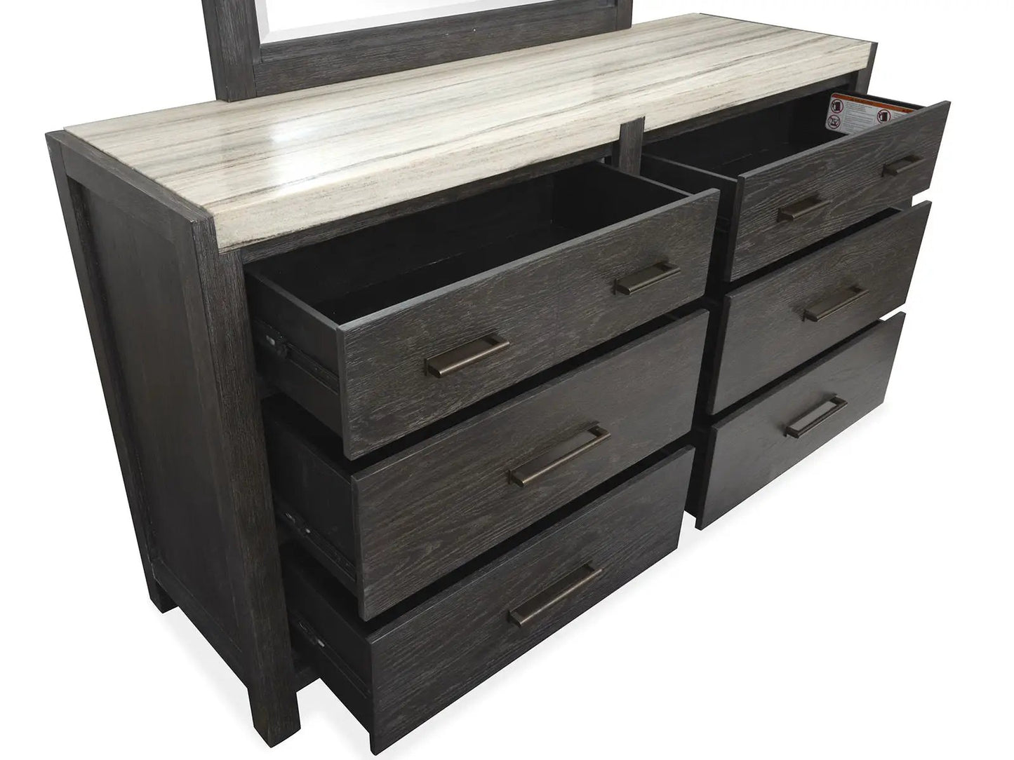 Plum Creek Drawer Dresser in Burnished Finish