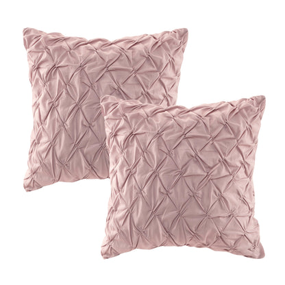 Pillows 2 blush pink cotton tufted quilted from HouseOfZazla 8 Piece Comforter Set Blush King on Tampa Home & Garden Store