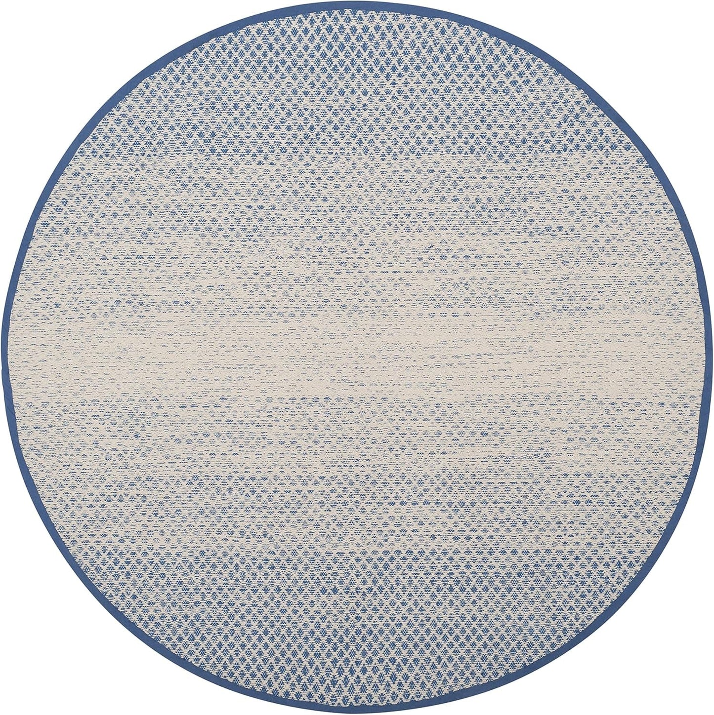 🧵 Safavieh Montauk Handmade Cotton Area Rug – 6' Round, Eco-Friendly Hand-Woven Flatweave, Transitional Pattern in Vibrant Colors – Soft & Durable, 100% Natural Cotton