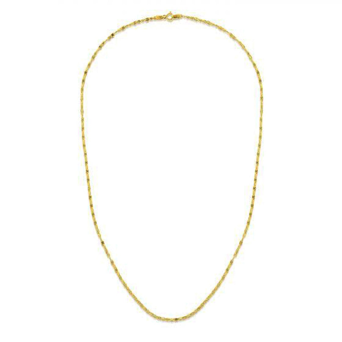 14k yellow gold Valentino chain necklace 1.70 mm by Bids.com on Tampa Home & Garden Store
