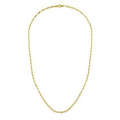 14k yellow gold Valentino chain necklace 1.70 mm by Bids.com on Tampa Home & Garden Store