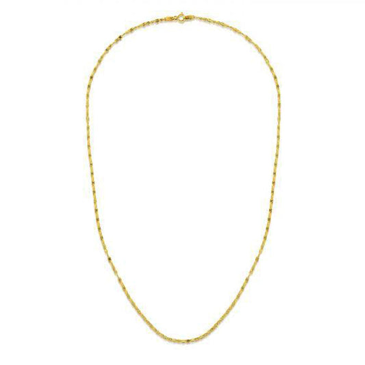 14k yellow gold Valentino chain necklace 1.70 mm by Bids.com on Tampa Home & Garden Store
