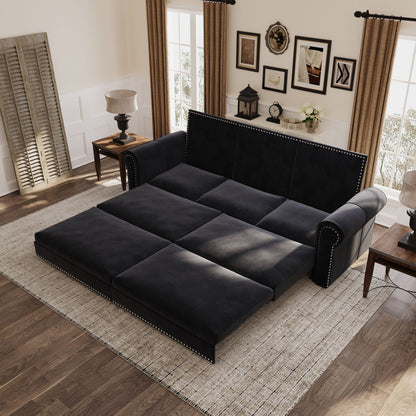 Chesterfield and convertible sleeper sofa