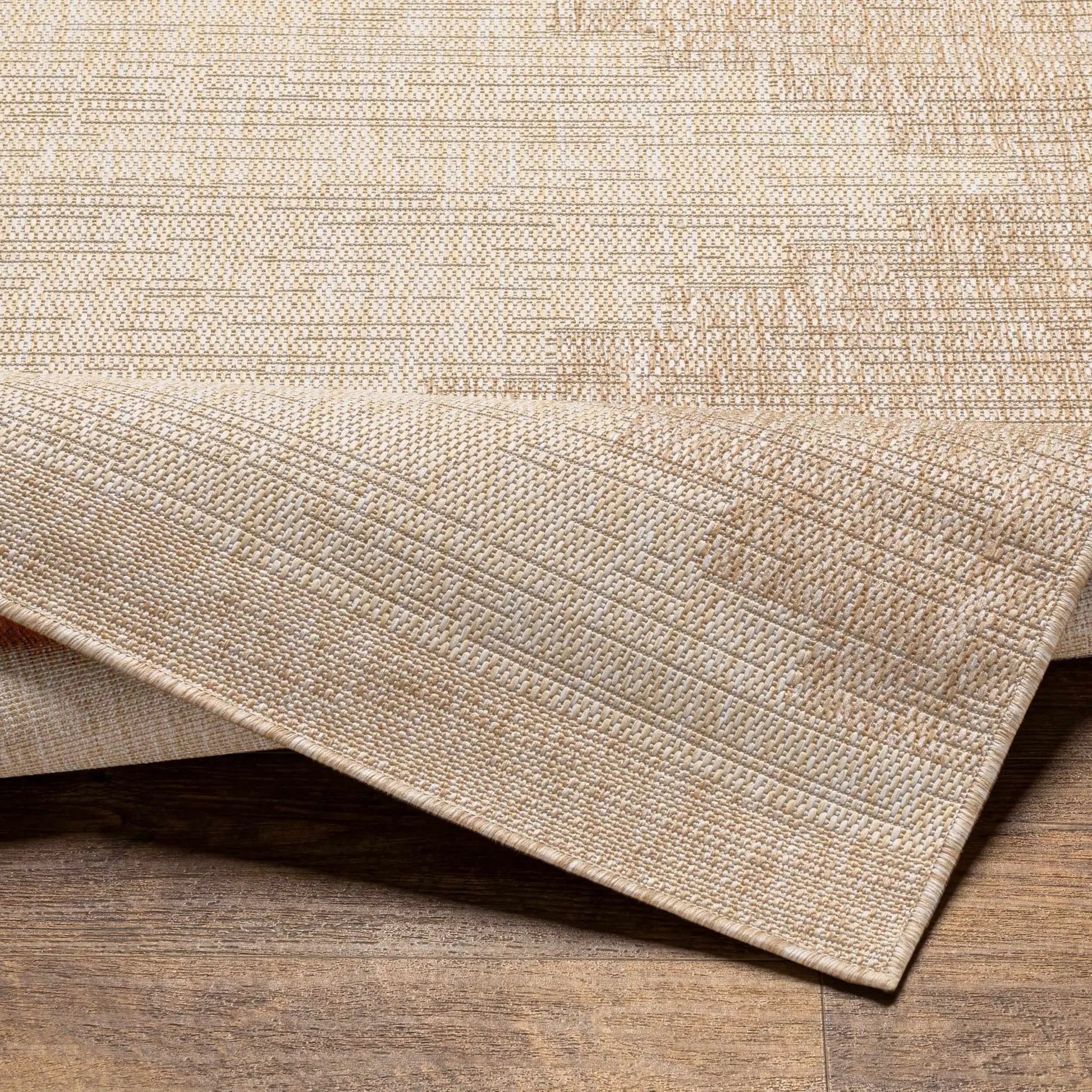 Djugun Beige Indoor & Outdoor Rug Boutique Rugs, woven beige texture for versatile use on Tampa Home & Garden Store