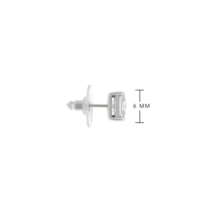 925 Princess Cut Stud Earrings 0.8 Ct by Lauren G Adams in sterling silver on Tampa Home & Garden Store