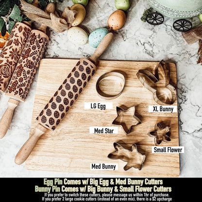 Easter and Spring Rolling Pins for Baking Fun