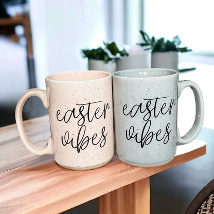 Easter Vibes Mug 16.23oz Coffee Cup Pink