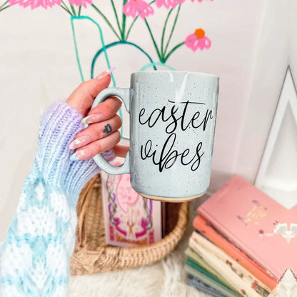 Easter Vibes Mug 16.23oz Coffee Cup Pink