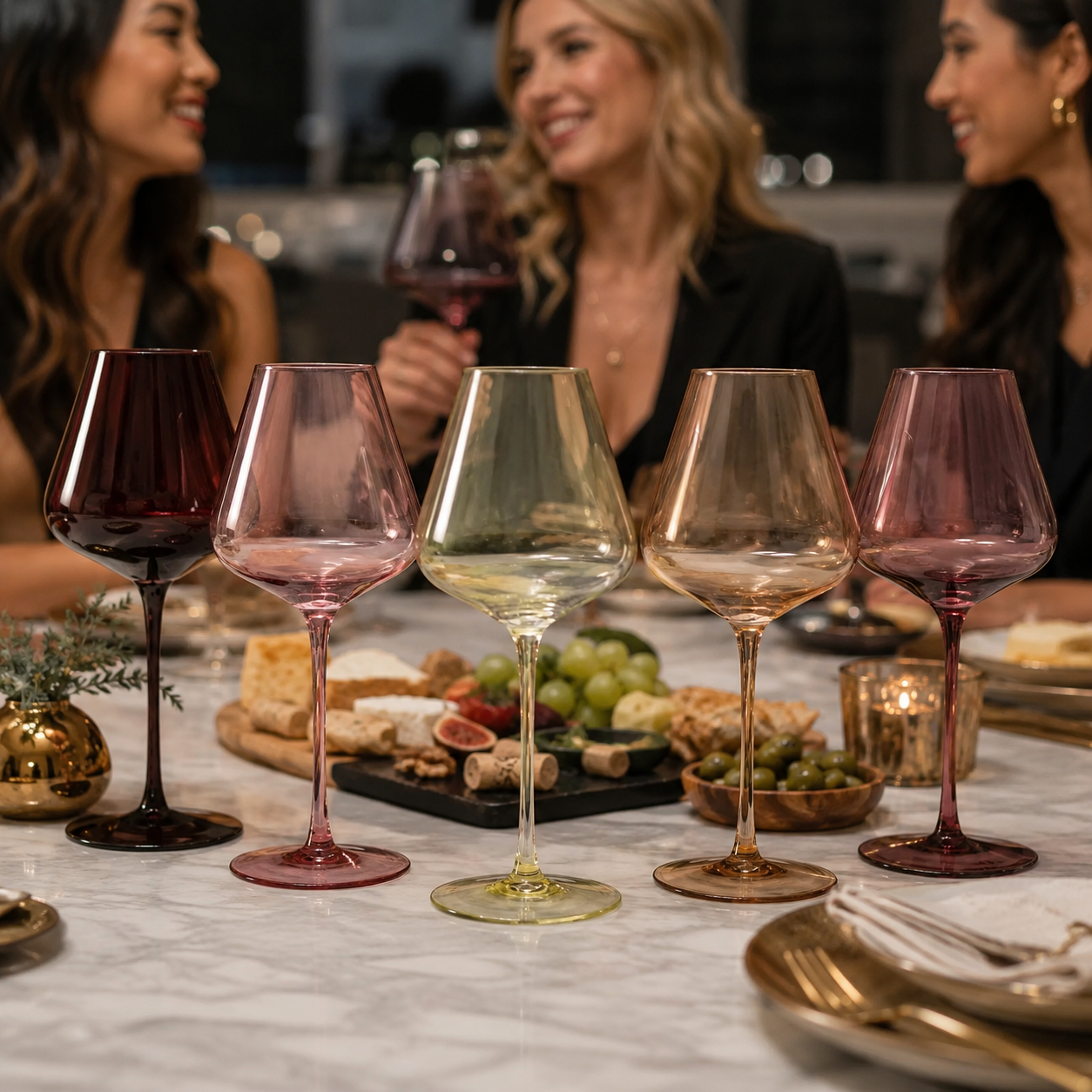 Stagioni September Stemmed Wine Set of Five