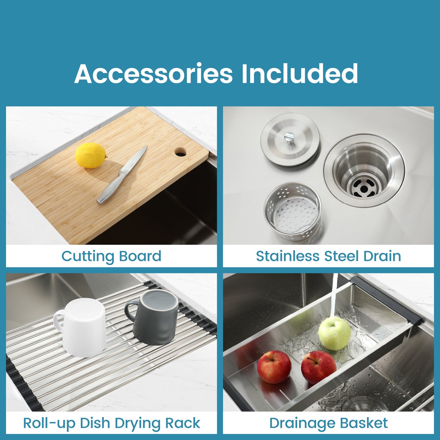 Undermount Stainless Steel Single Kitchen Sink