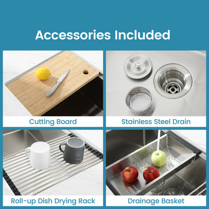 Undermount Stainless Steel Single Kitchen Sink