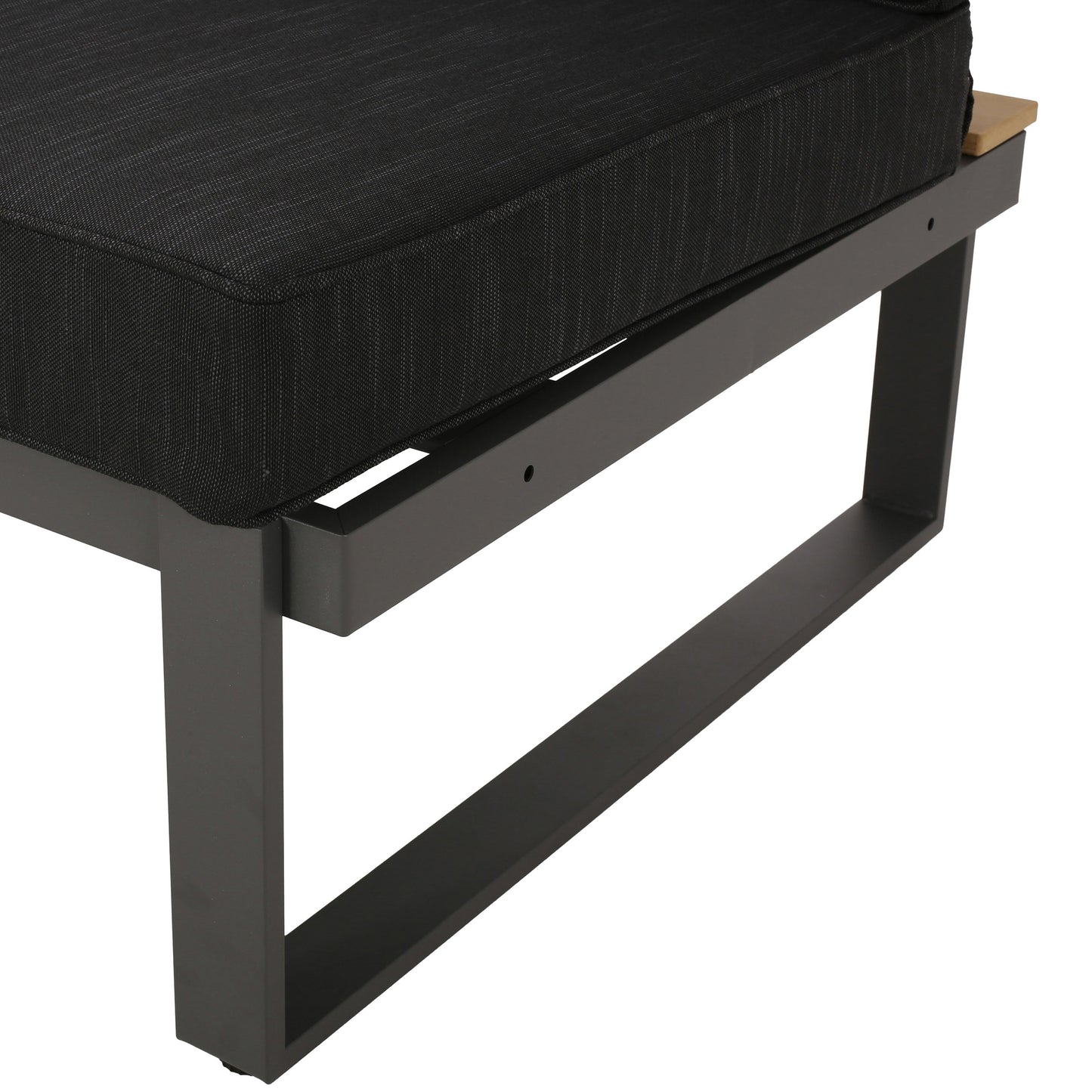 Sterling Outdoor Left Arm And Aluminum Sofa