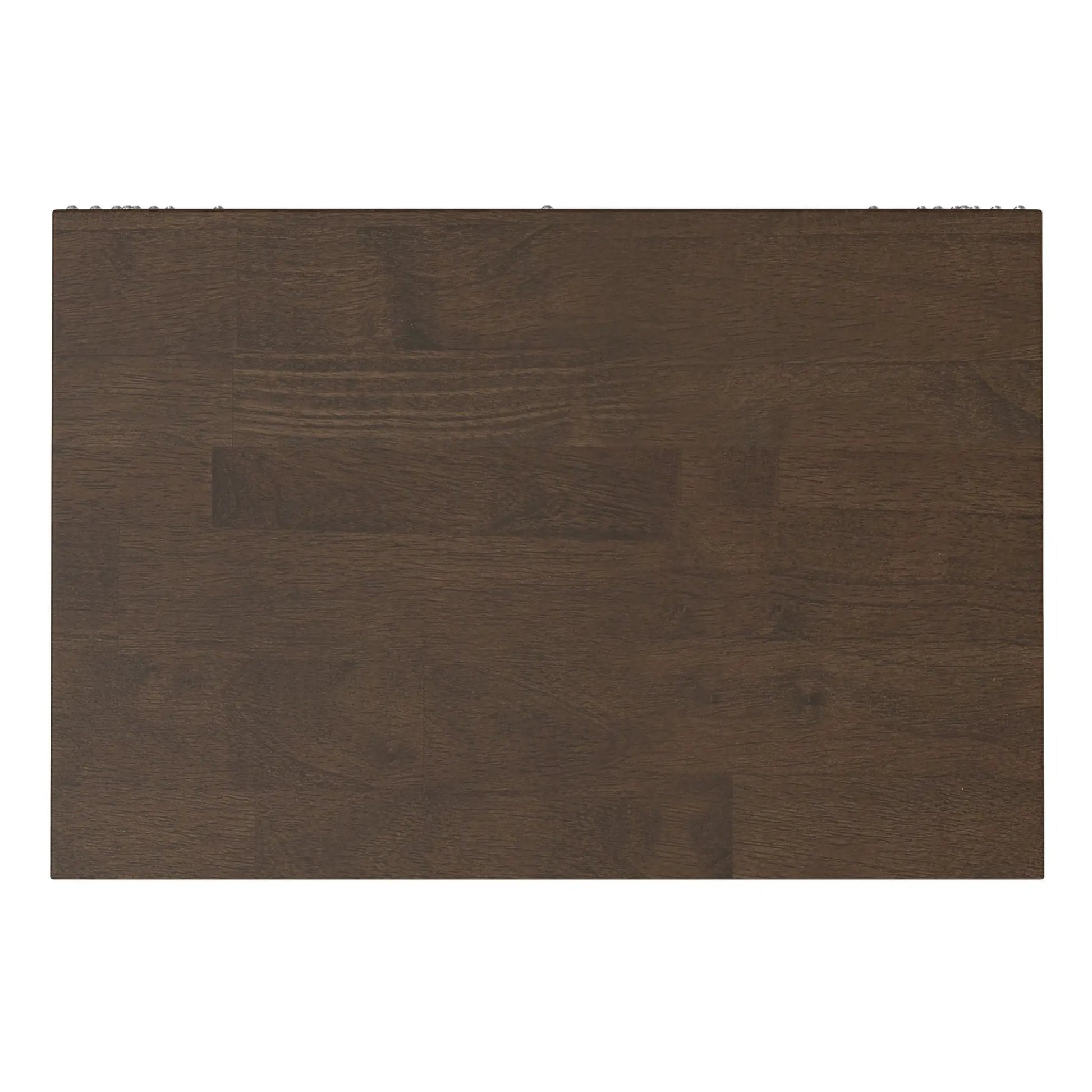 Harper Bookcase With Storage in dark walnut by Unique Piece Furniture, top edge knobs on Tampa Home & Garden Store