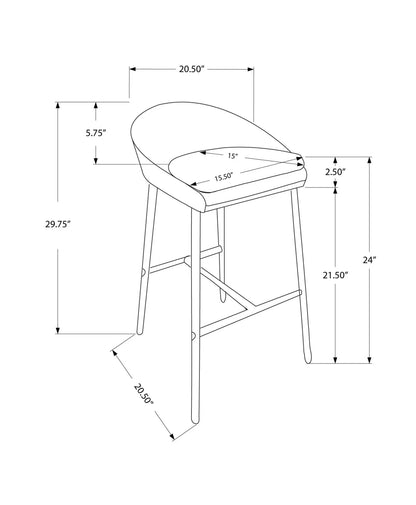 Swivel Bar Stool Set Contemporary Modern