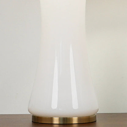 Cascade Lamp Base Table Lamp in Beige Gold White