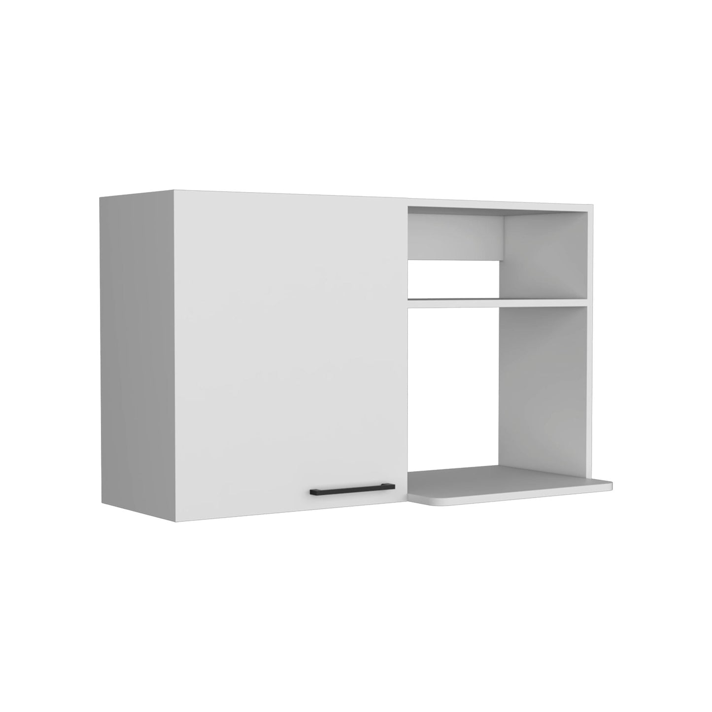 Burwood White Kitchen Wall Cabinet and Shelves