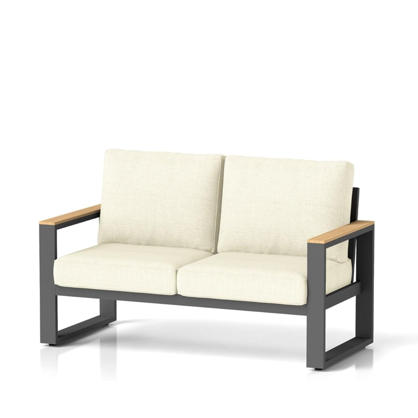 All Weather Outdoor Loveseat and Thick Cushions