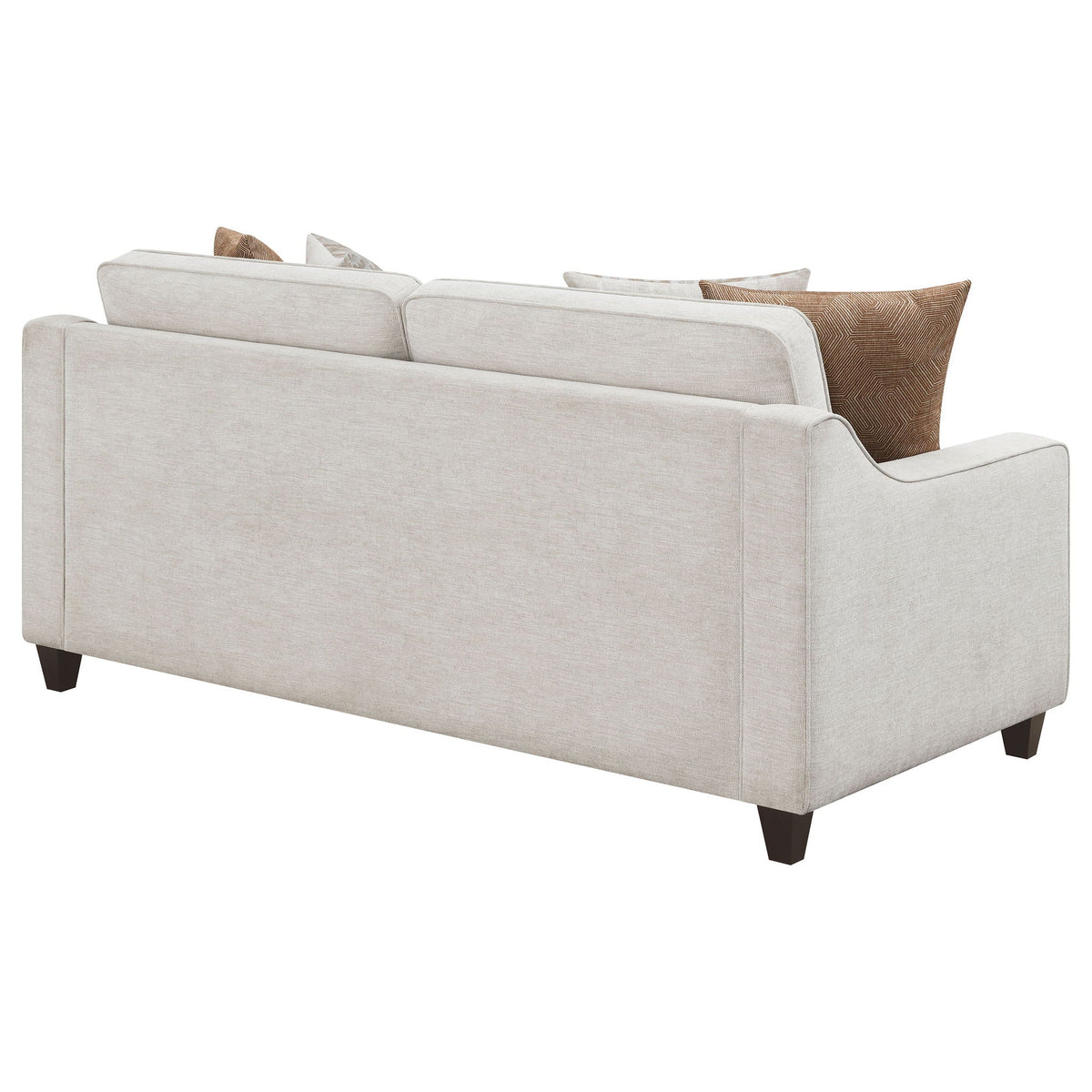 Mahaffey Upholstered Sofa and Beige Chenille