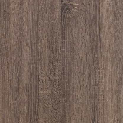 Geary - Slatted Headboard Panel Bedroom Set brown wood grain finish on Tampa Home & Garden Store