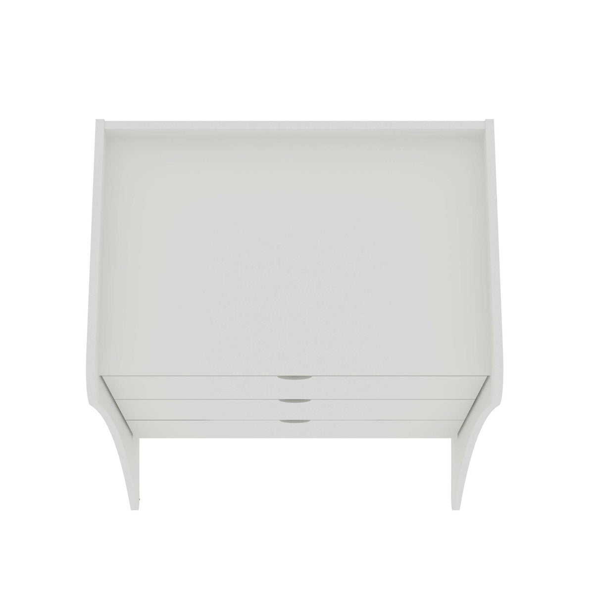 Nightstand with 3 Drawers and Quiet Glide white finish by HouseOfZazla on Tampa Home & Garden Store