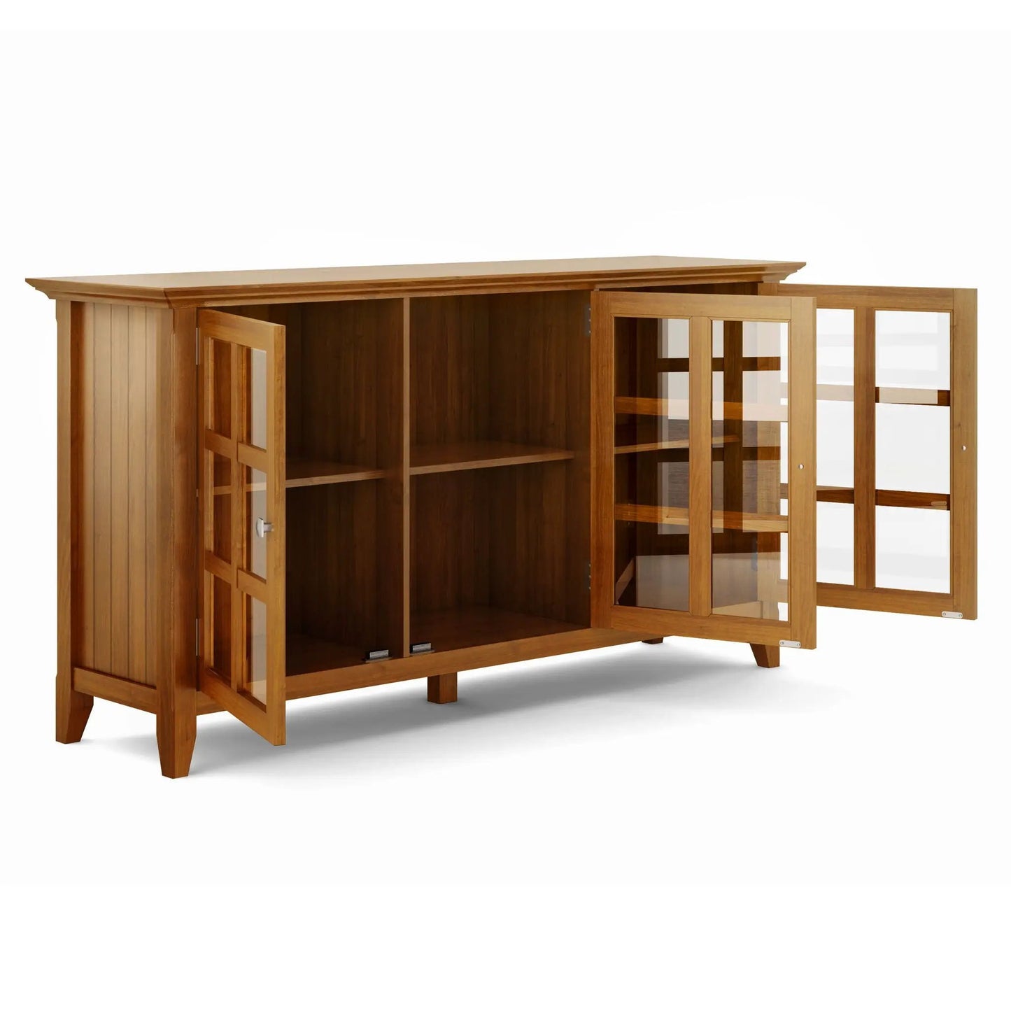 Acadian Wide Storage Cabinet Handcrafted