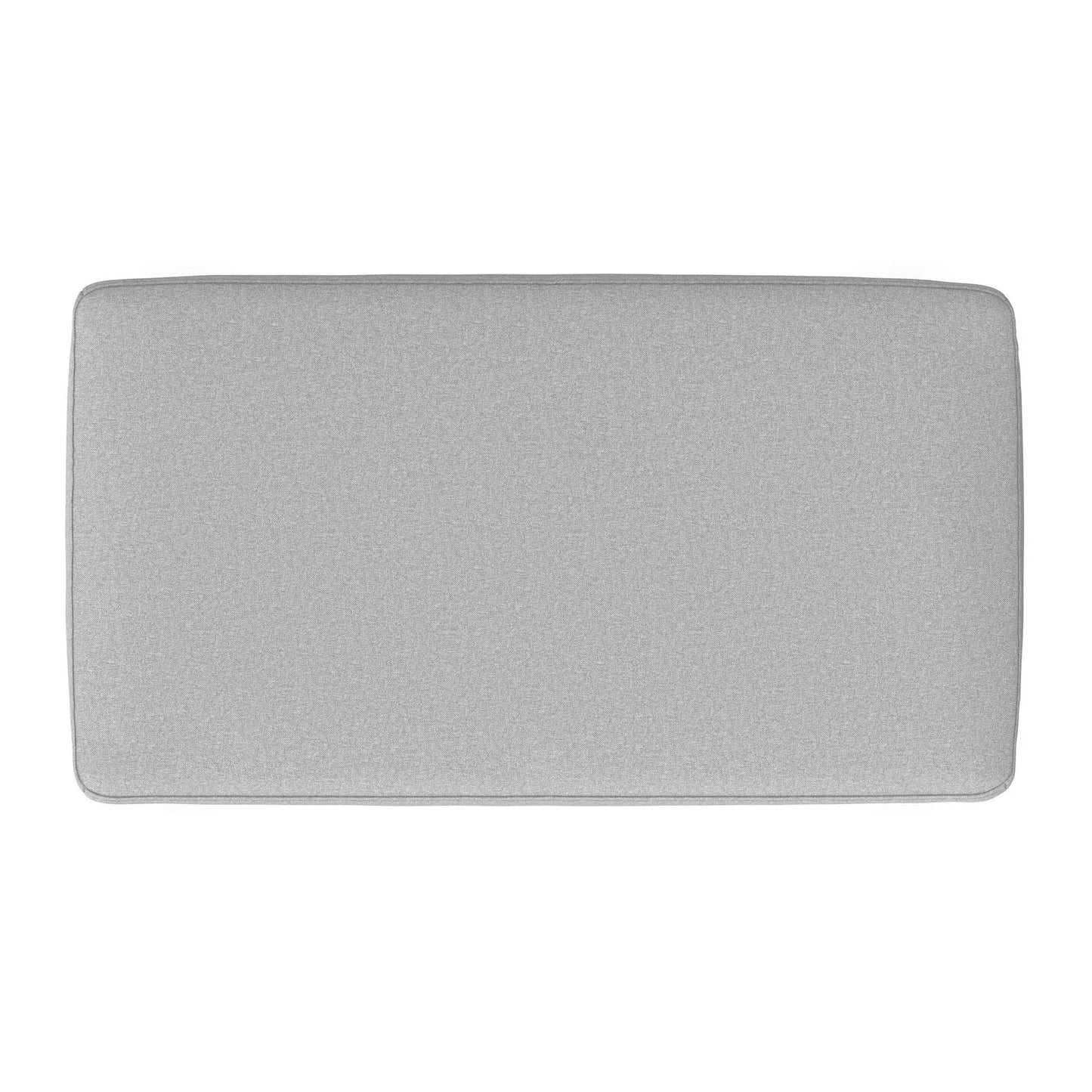 Milltown Upholstered Ottoman Bench With Driftwood