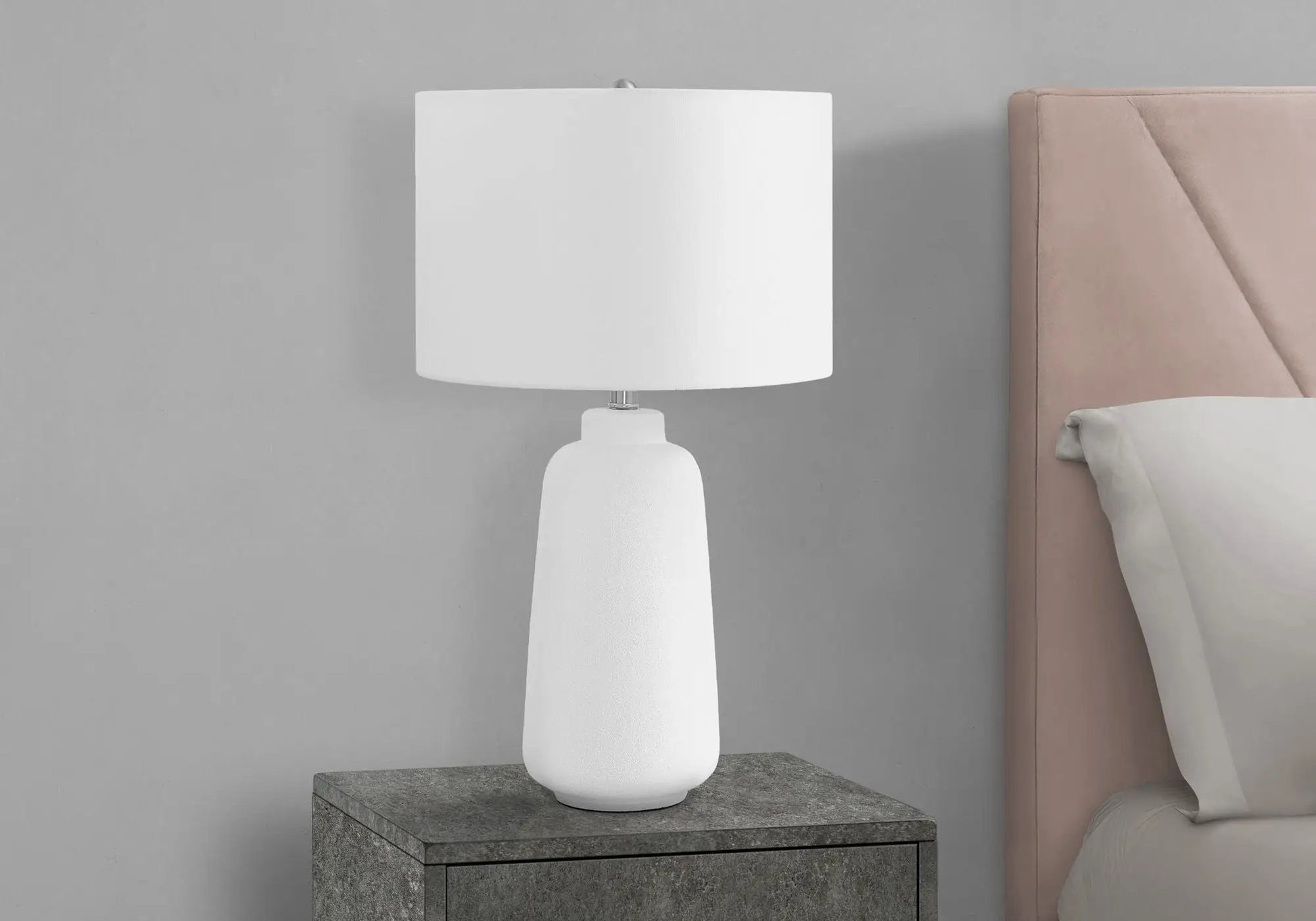 Table lamp cream ceramic with white shade by Unique Piece Furniture on Tampa Home & Garden Store