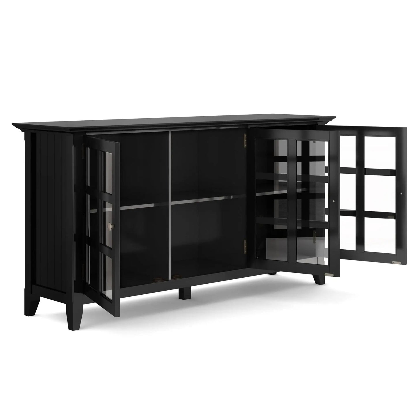 Acadian Wide Storage Cabinet Handcrafted