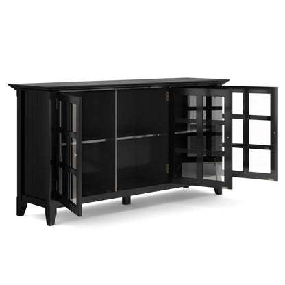 Acadian Wide Storage Cabinet Handcrafted