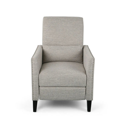 Kiersten Contemporary Fabric Pushback Recliner
