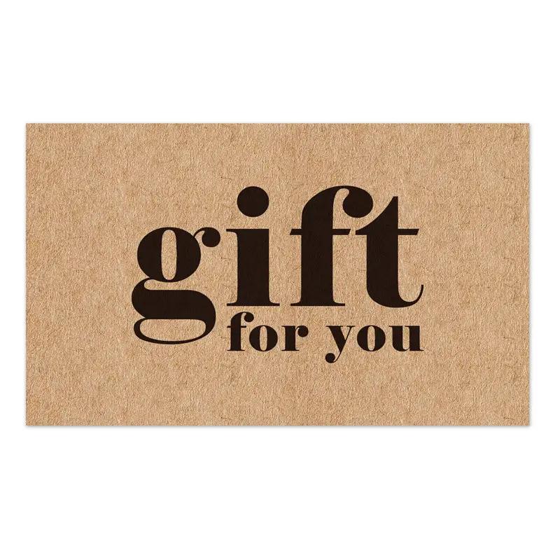 English Holiday Thank You Card for Do It Yourself